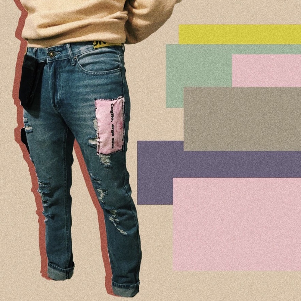 Custom denim pants